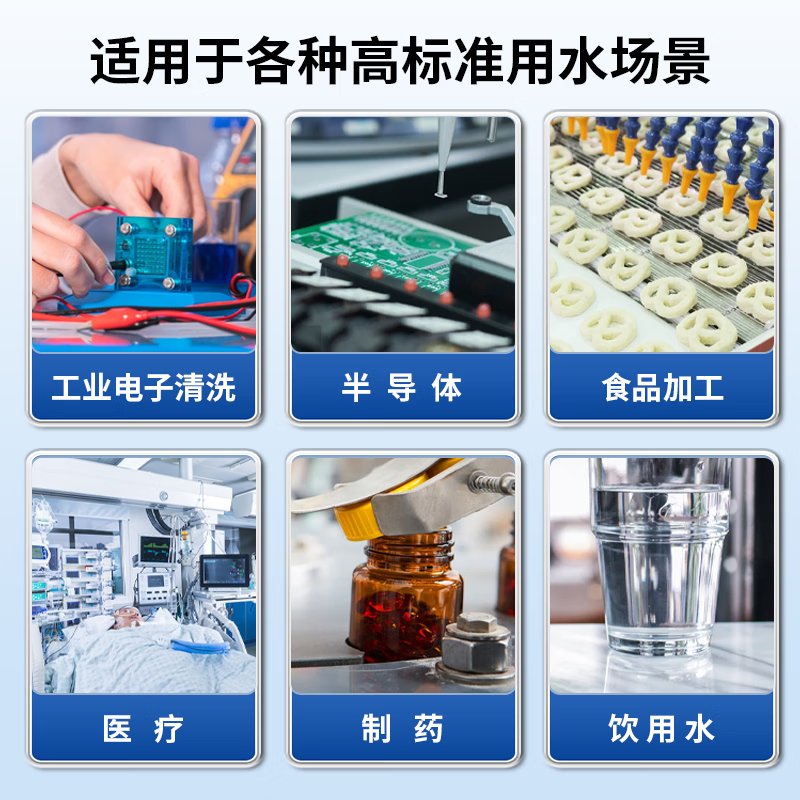 工业RO双级反渗透水处理设备 商用大型超纯水机净水设备