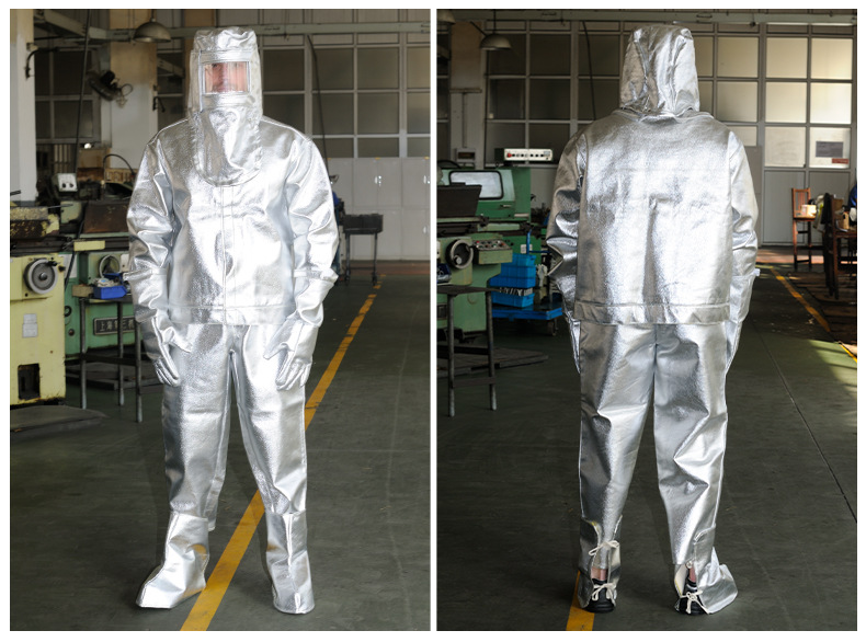 铝箔隔热服 隔热工作服冶金车间耐高温防烫1000度防辐射热防护服