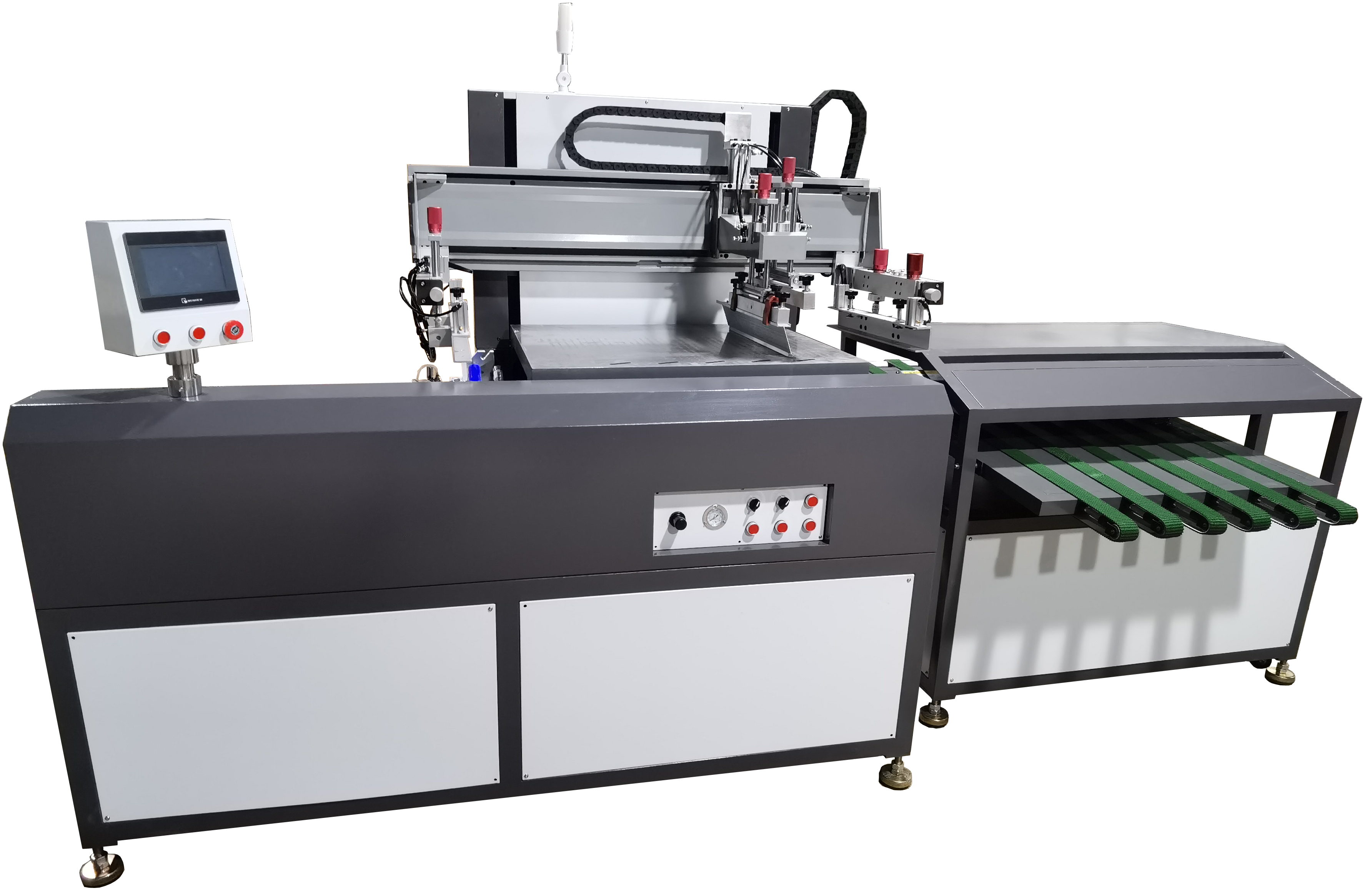 Fully automatic screen printing machine, flat printing equipment KE5070, Kesirui machine, gradient color matching, and good dot quality