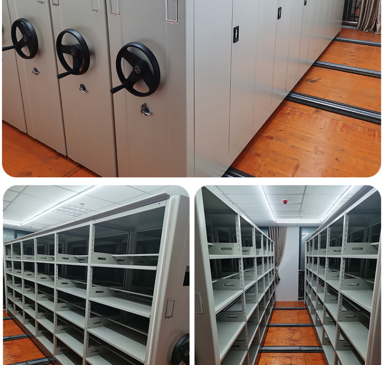 Electronic file rack installation, steel file dense rack, large capacity data cabinet