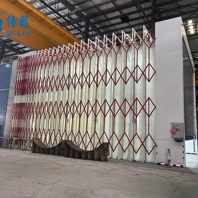 Environmental protection spray painting room Mulan mobile telescopic room paint waste gas treatment equipment with a two-year warranty