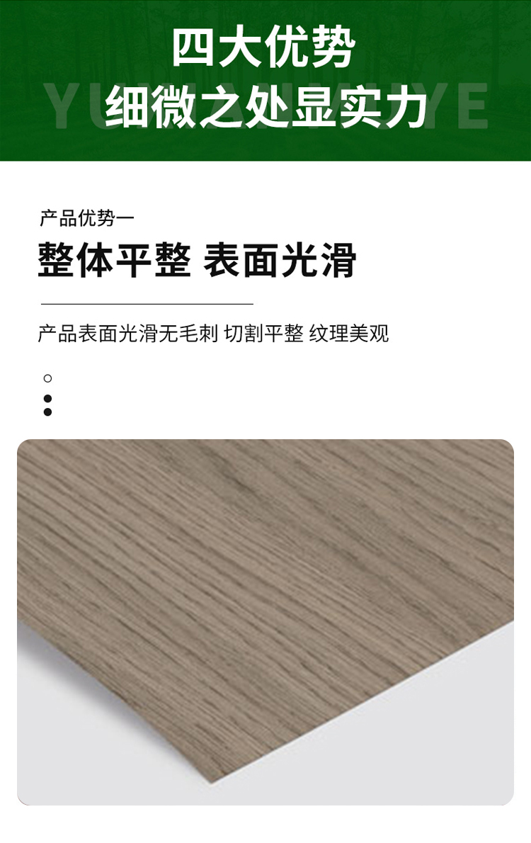 New Feida Wood Industry EGGER Veneer Panel for Interior Decoration Customization