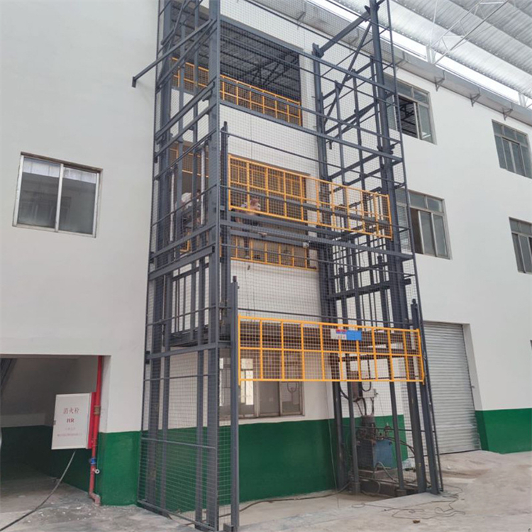 Weilin Qinli Hydraulic Ceramic Industry Lifting Platform 2.5-8m Three story Elevating and Lowering Machine