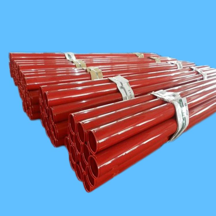 Internal and external coated steel pipes Yunkai brand hot dip plastic coated steel pipes mass production