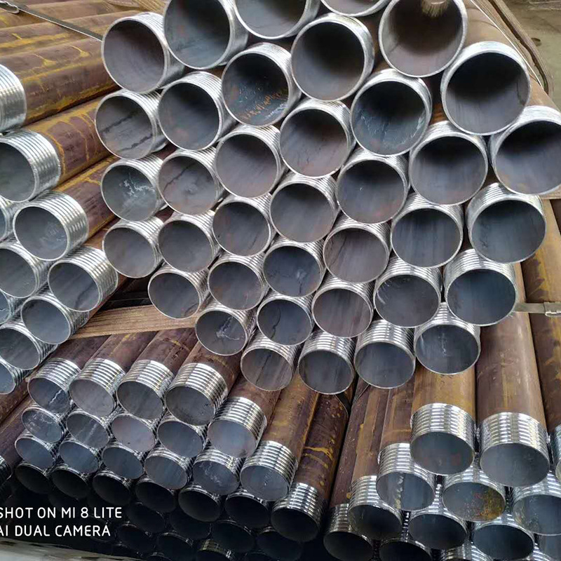 50 * 4 steel flower pipe 20 # 108 * 4 inverted soil nail pipe 45 # grouting pipe factory seamless steel pipe for tunnel