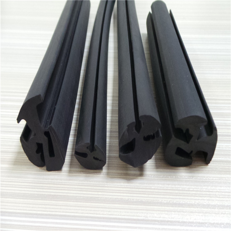 EPDM three port sound insulation strip, EPDM rubber strip, windshield rubber sealing strip, Peixuan