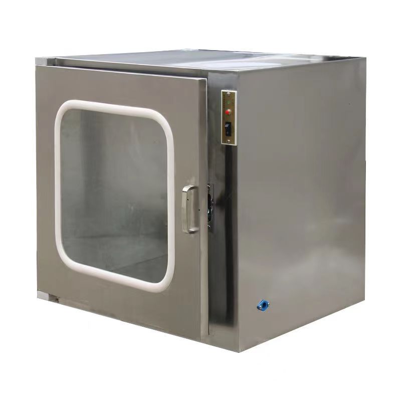 304 stainless steel transmission window cavity dental machinery double door interlocking medical transmission box UV sterilization and disinfection