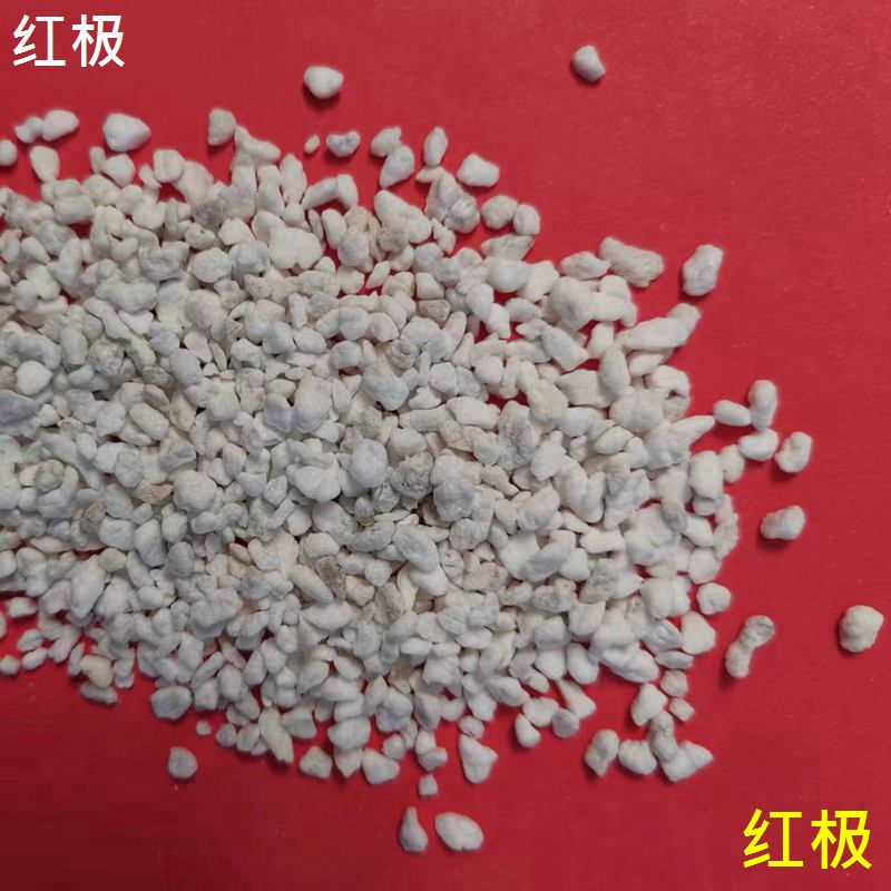 Horticultural seedling raising Perlite granule acid and alkali resistant heat preservation, sound insulation and heat insulation products with honeycomb structure inside