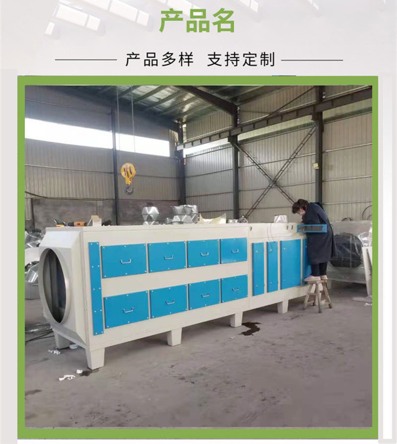 Photooxygen activated carbon purifier, exhaust gas adsorption device, deodorization equipment, photodegradation activated carbon integrated machine, Jubang