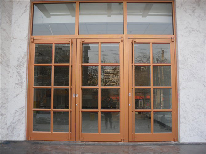 Deweichi KFC door aluminum alloy special profiles are durable and convenient to open high-end atmospheric stores