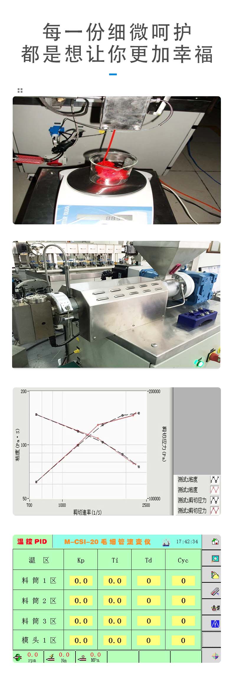 Determination of shear viscosity of thermoplastic materials by Putong/POTOP capillary Rheometer