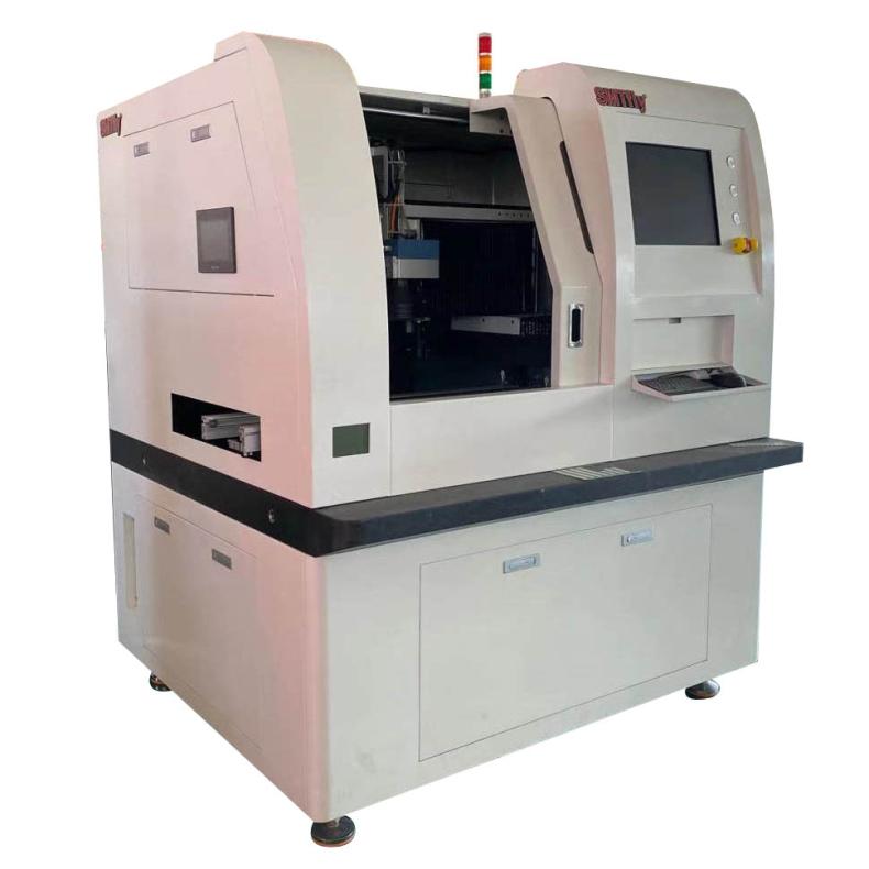 Online laser fully automatic dividing machine CCD visual positioning software is simple and easy to learn