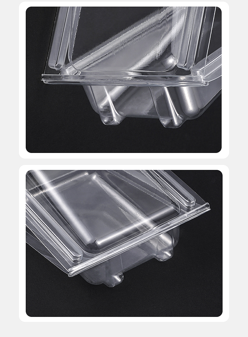 Customized PET electronic components plastic blister packaging PVC transparent folding box hardware accessories blister tray