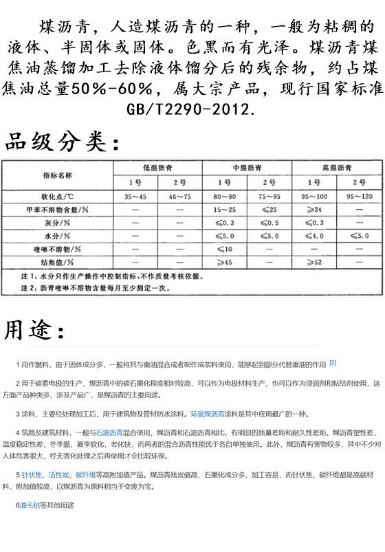 Zinc DeRi coal tar pitch supports customized graphite crucible graphite blocks as binders with stable quality