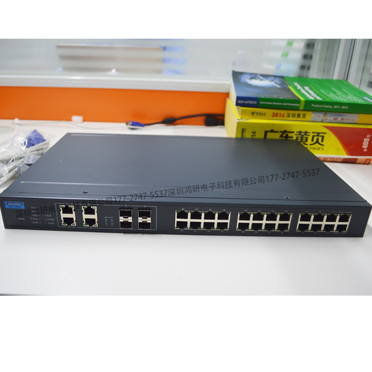 EKI-248G-4CA Advantech 24GE+4G Combined Unmanaged Ethernet Switch Line Speed Data Transmission