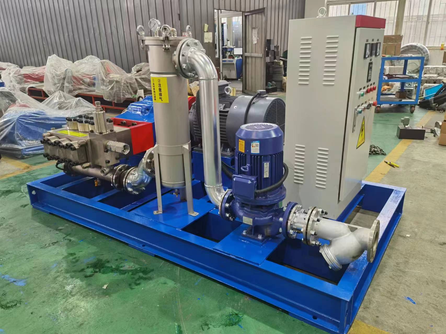 K25000 Water Mist Dust Reduction Equipment High Pressure Water Injection Pump High Flow High Pressure Pump