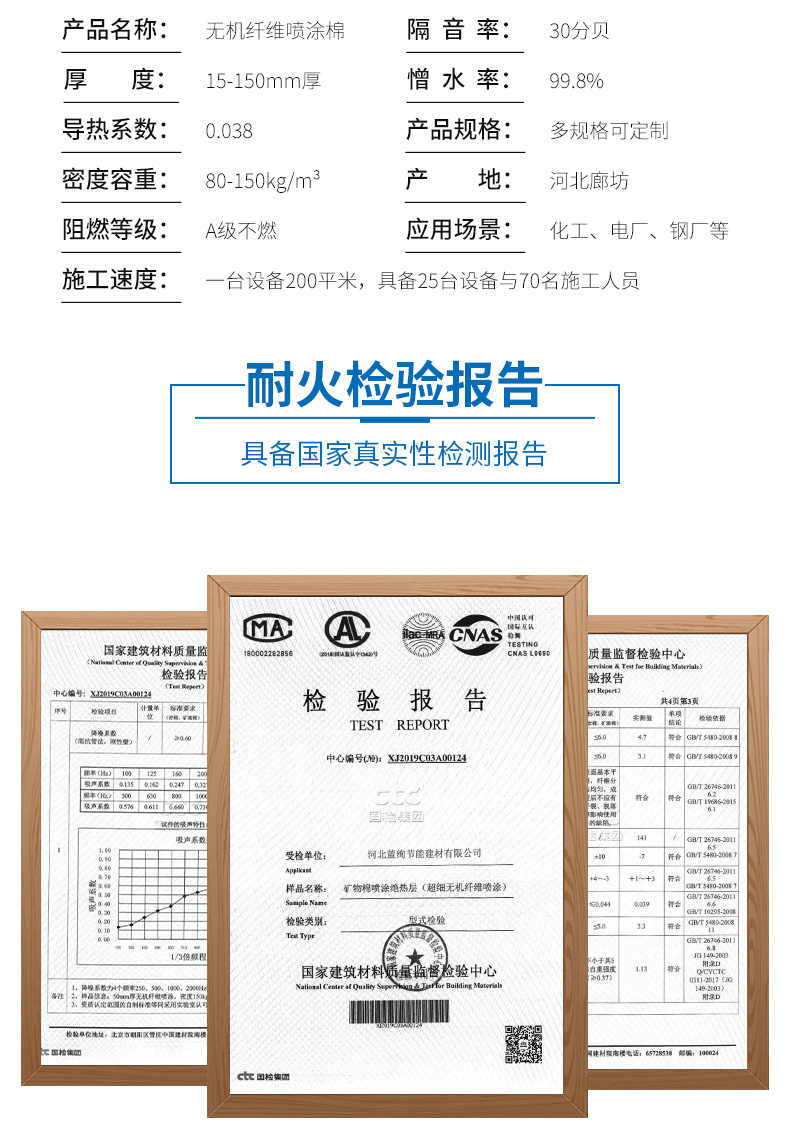 Construction of Sand and Stone Porous Layer with Ultrafine Inorganic Fiber Spraying for Sound Transmission and Absorption Layer, Sound Insulation and Noise Reduction in Machine Room Basement