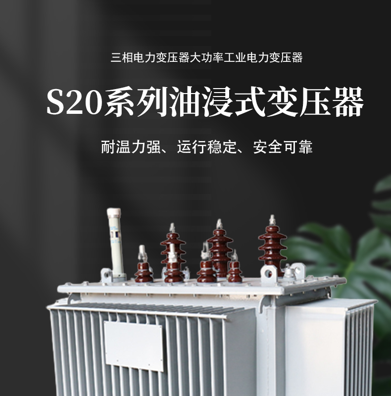 Manufacturer S20-M oil immersed transformer, industrial all copper 10kV level, multi specification three-phase voltage regulating distribution transformer