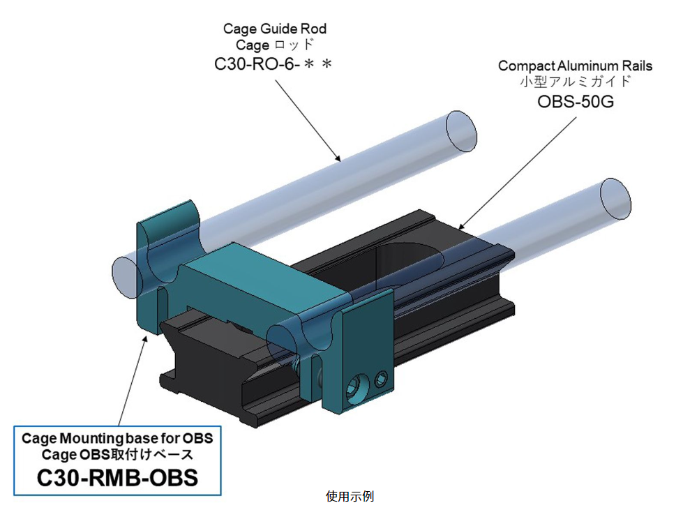 Installation bracket for SIGMAKOKI Sigma optical cage in Japan/C30-RMB-OBS