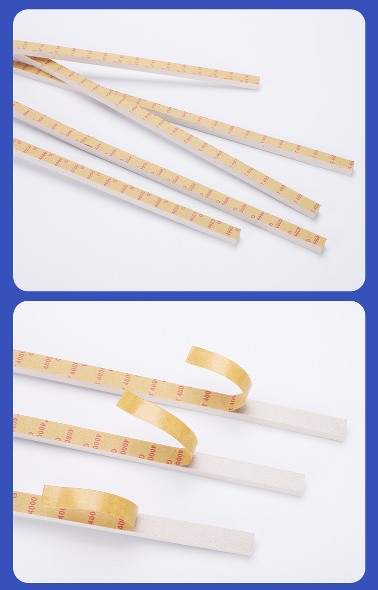 White single sided adhesive strip LED intelligent mirror bathroom magic mirror foam strip curtain wall double-sided sealing glass fixed adhesive strip