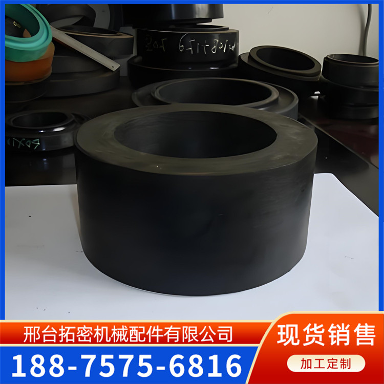 港口码头托辊胶圈 耐海水腐蚀输送带专用缓冲环 拓密