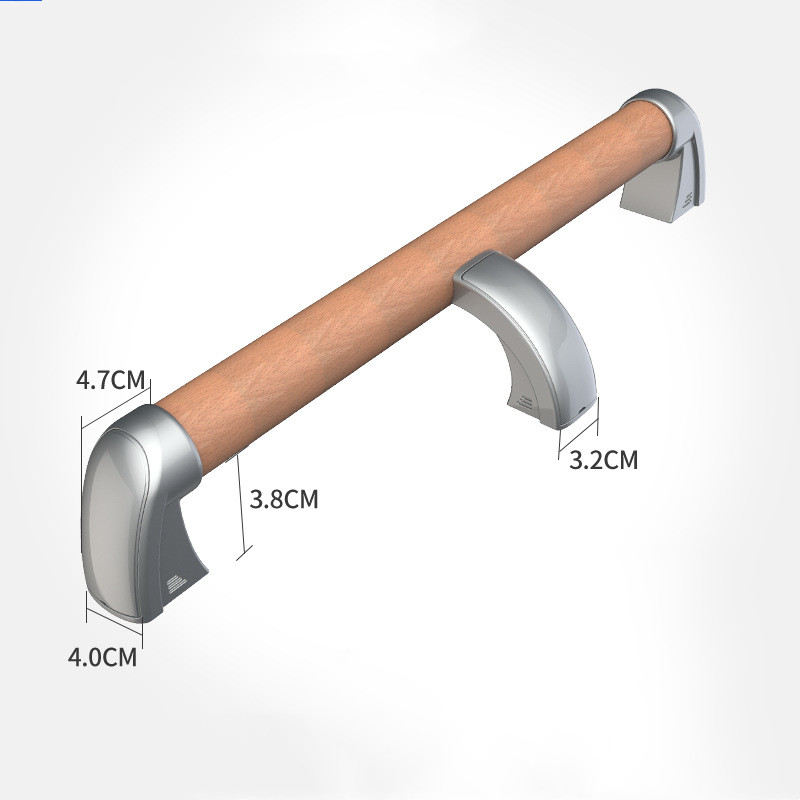 Solid wood staircase handrail, elderly, disabled, bathroom, toilet, safety handle, corridor handrail KYR1574