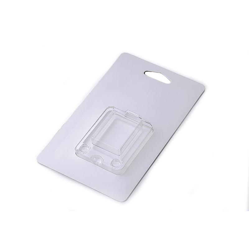 Transparent heat sealed bubble shell pet hardware products Blister box parts Inner tray packaging Memory card Blister packaging