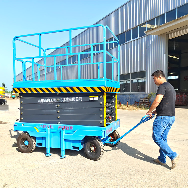 A new type of movable lifting platform for outdoor garden high-altitude maintenance work vehicle hydraulic elevator