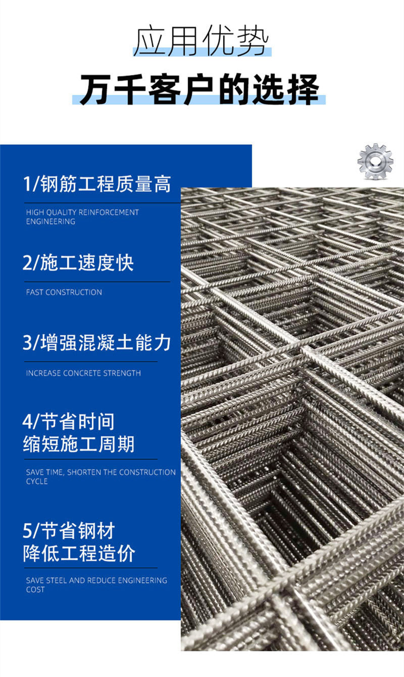 Wholesale of construction mesh in stock, cold and hot galvanized iron wire, floor heating mesh, construction site paving, ground welding, steel mesh