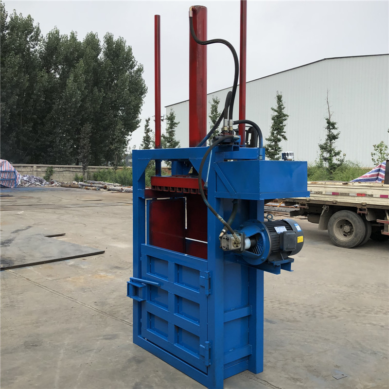 20 ton vertical hydraulic baler fully equipped with non shrinking waste paper bundling machine, solid waste compactor