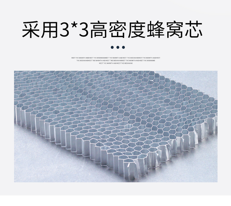 Manufacturer of wear-resistant and corrosion-resistant aluminum furniture profiles, PETG honeycomb panels, for the entire house decoration of Nanbei Wang