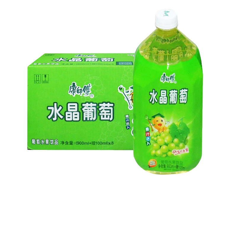 Master Kong Rock Sugar snow pear/Suanmeitang/Crystal Grape/Sugar free Ice Black Tea 1L Chongqing Beverage Group Shopping Center