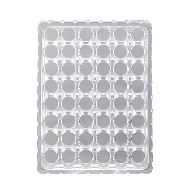 Electronic tray, transparent and anti-static PET blister packaging, current mold, universal rotary table, PVC blister tray