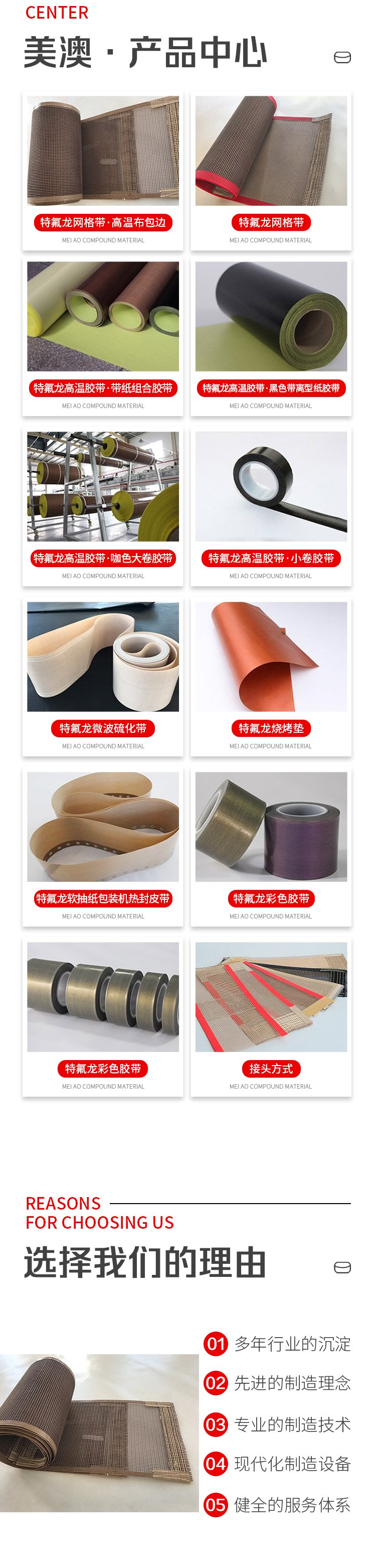 Teflon acid and alkali resistant mesh conveyor belt for food transmission, printing, drying, bleaching and dyeing cloth drying, circular mesh conveyor belt