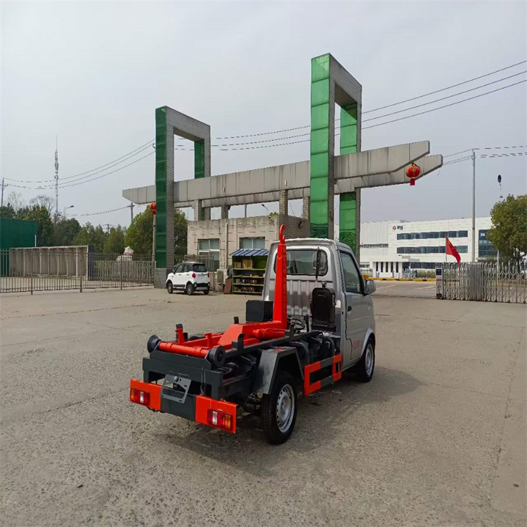 5 ton Construction waste transport vehicle Mini hook arm Garbage truck Intelligent operation is simple and convenient