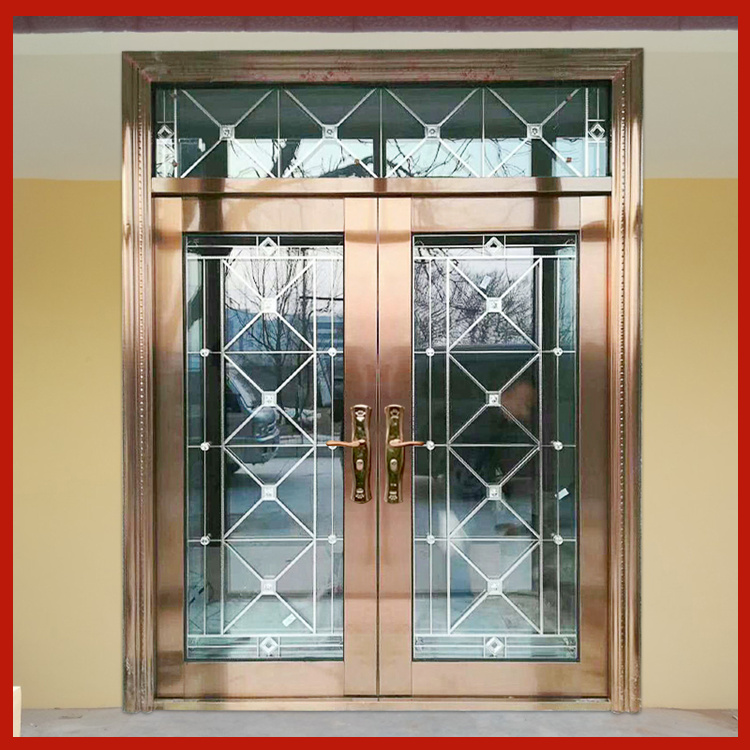 Stainless steel anti-theft door, stainless steel plate door, villa door, 304 material, can be customized according to the drawing