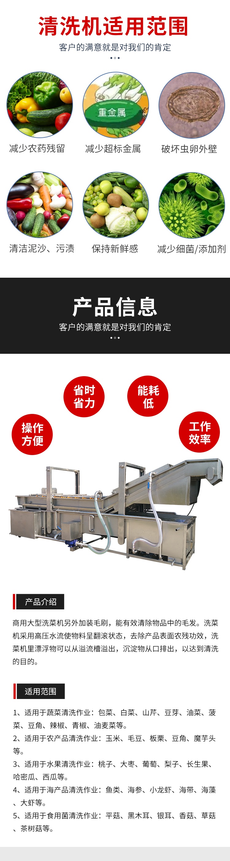 Automatic ultrasonic cleaning equipment for fruit and vegetable bubble cleaning machine assembly line