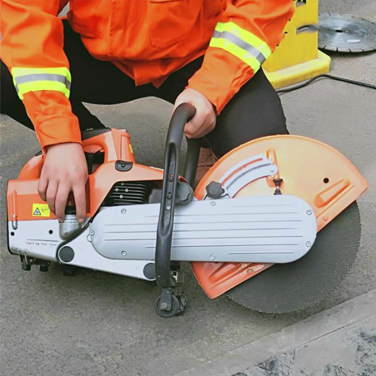 Firefighting toothless saw handheld gasoline cutting machine Chengyu 350 concrete cutting equipment