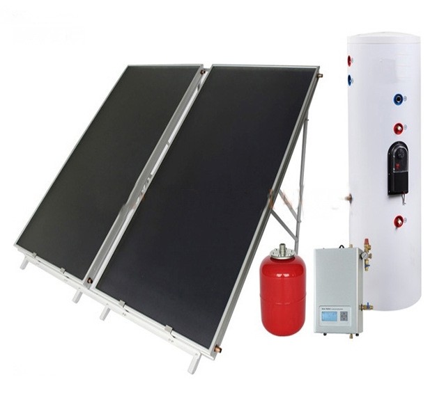 Clean water quality, long lifespan, domestic 2.0m2-40 ° anti freezing cycle black film solar panel collector for household use