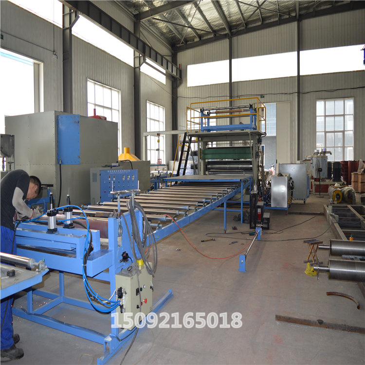 Three roll rolling production line for TPE floor mat sheet adhesive equipment of Tesla foot mat composite machine