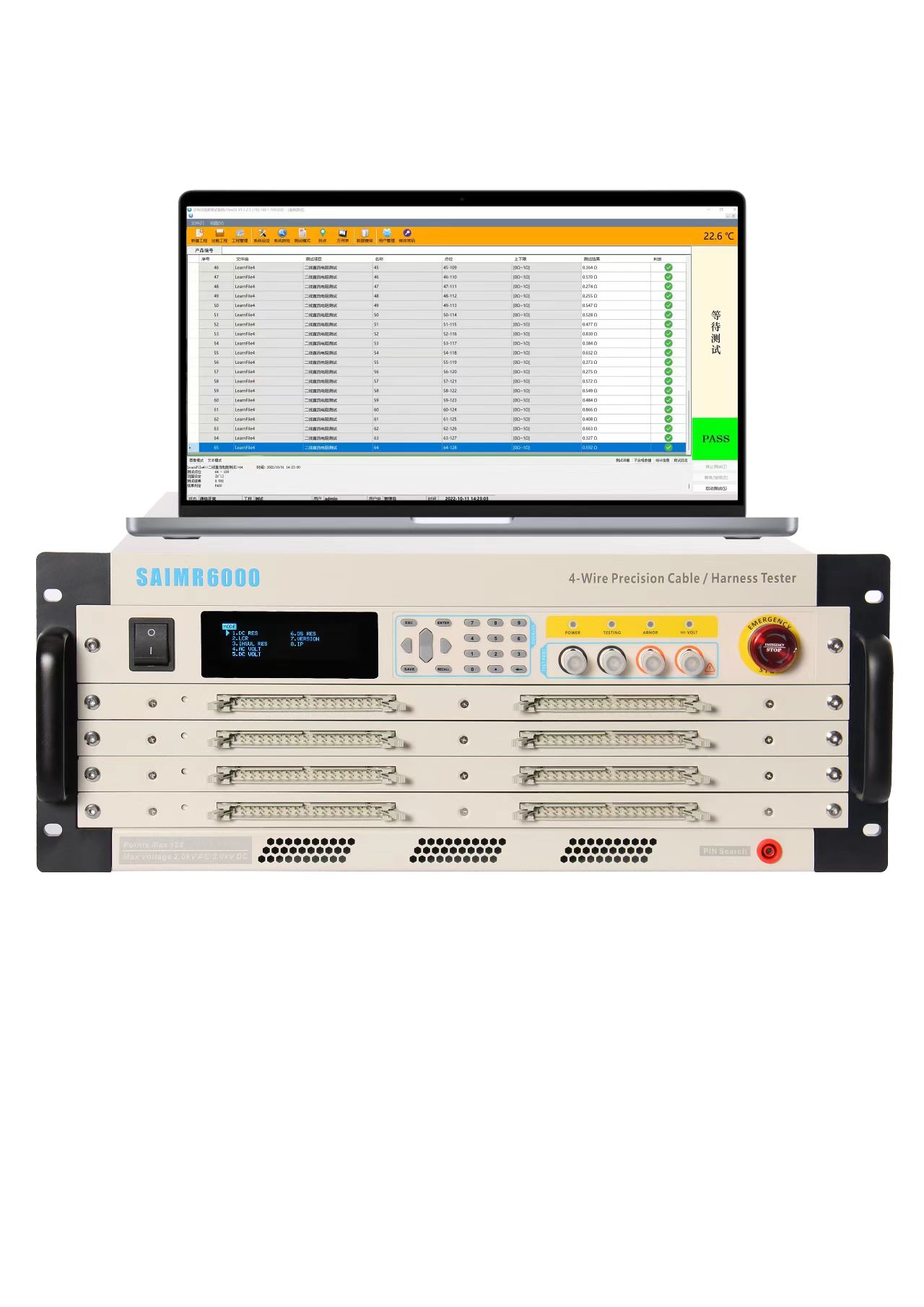 SAIMR6000FPC soft board connector testing with SAIMR6000FPC wire harness tester AC2000V DC3000V