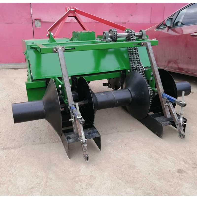 Ruichen Agricultural Greenhouse Strawberry Ridge Raising Machine, Five March Small Four Wheel Matching Equipment, Trenching and Ridge Raising Machine