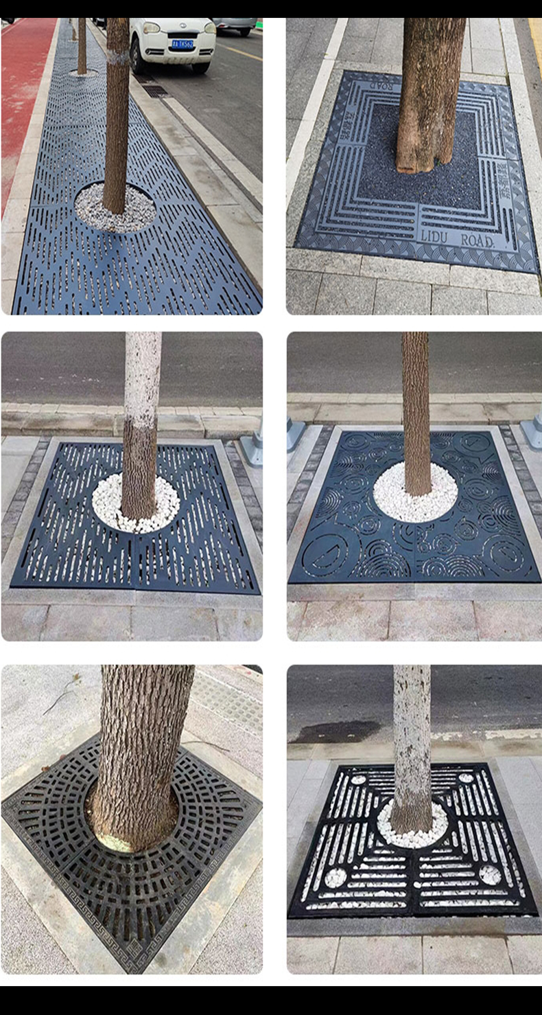 Airiman Customized Oval Stainless Steel Tree Grate Customized Delivery Home Greening Project