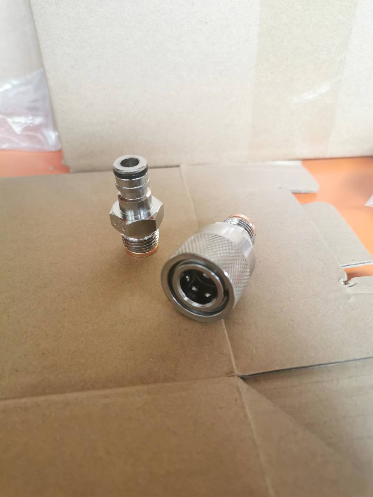 Huaao Quick Change Connector Double Open Closed CJ6CJ8 with Red Copper Cushion High Temperature Resistance M22 * 1.5