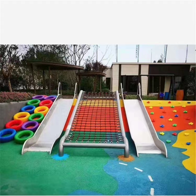 Outdoor Children's Amusement Facilities, Rock Joy Kindergarten, Children's Slide Manufacturer, Crown A Sports