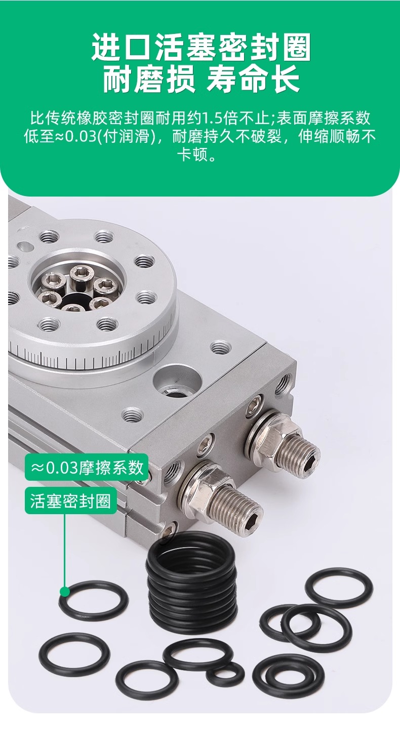 180 degree rotation cylinder 90 degree swing HRQ angle MSQB-3A/7A/10A/20A/30A/50A/70A