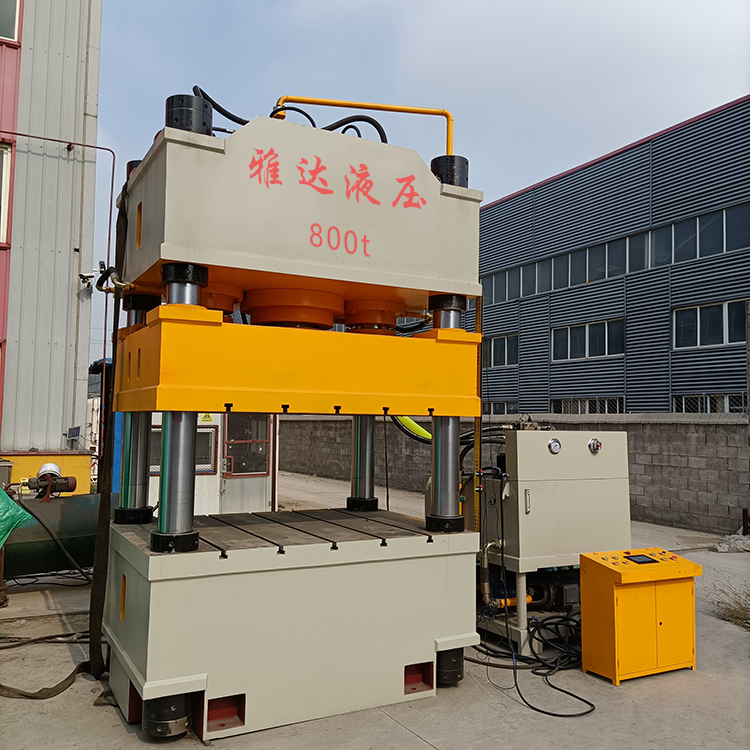 800 ton building plastic mold shell hydraulic press PP plastic barrel forming hydraulic pressure confidential rib floor mold press