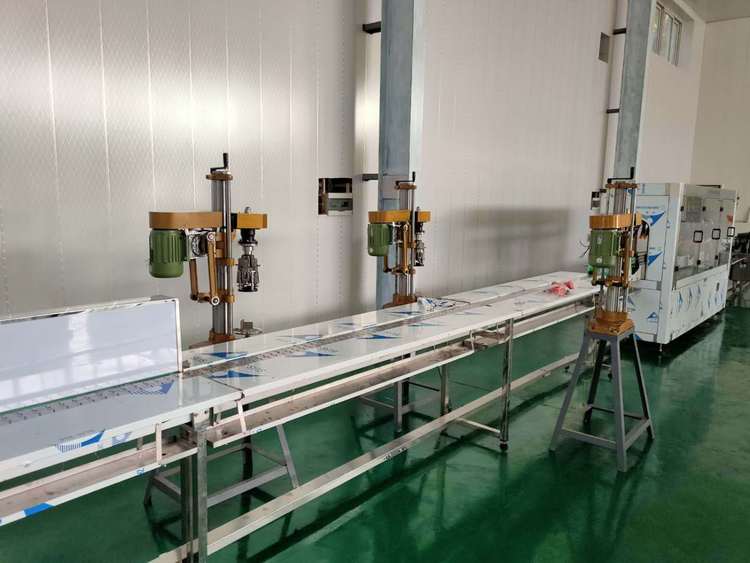 Small oral liquid rotary capping machine, sealing equipment for glass bottle packaging, Kairui