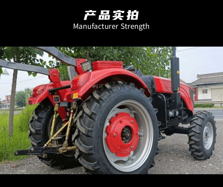 Greenhouse King four-wheel drive tractor, agricultural orchard, mountain trenching, ridging, sowing, and rotating four wheel rotary tiller