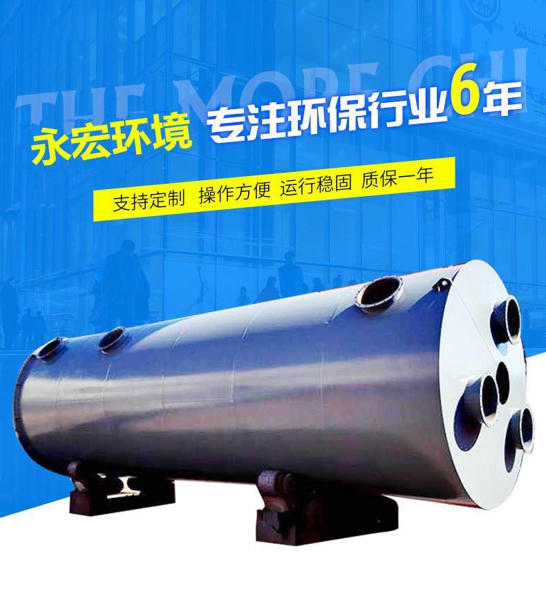 Electric tar collector, coal desulfurization and dust collector, rubber factory plastic particle waste gas treatment equipment, Yonghong Environment